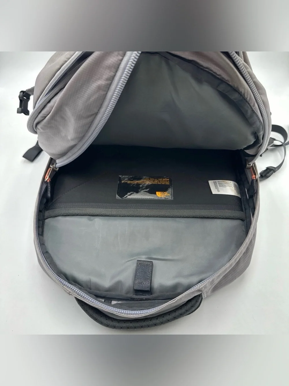 The North Face Women’s Borealis Backpack Gray Coral Laptop School Travel